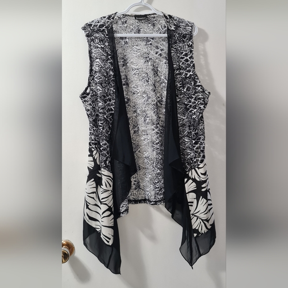 🟡Sleeveless Black Cardigan - Picture 1 of 6